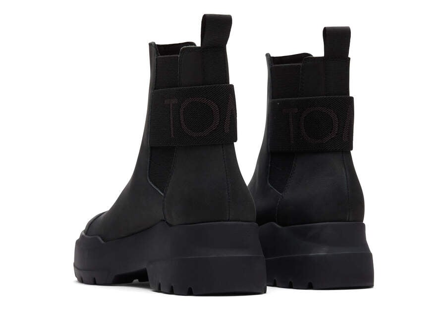 Botas Toms Alpargata Combat Boot Negras Chile | CL732-097