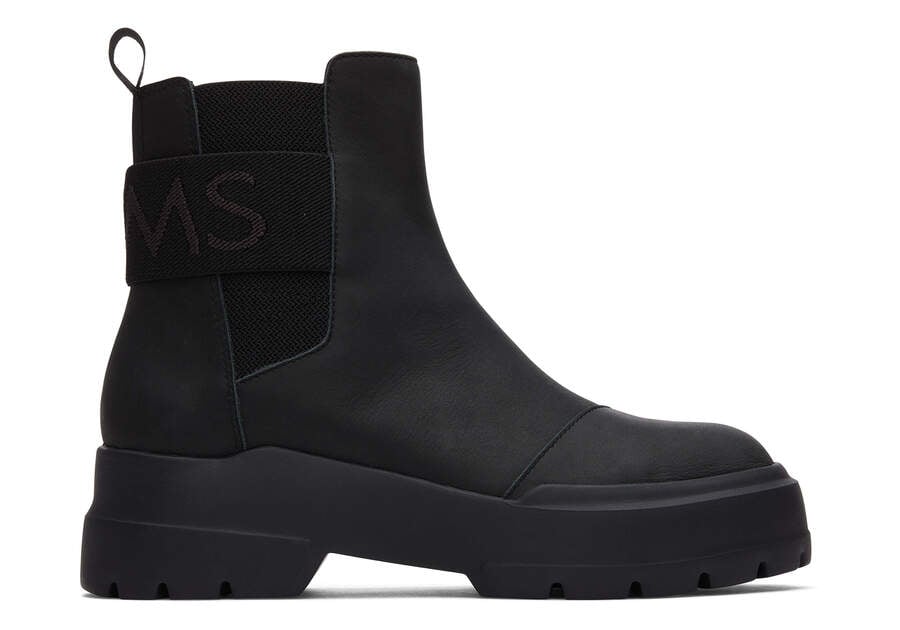 Botas Toms Alpargata Combat Boot Negras Chile | CL732-097