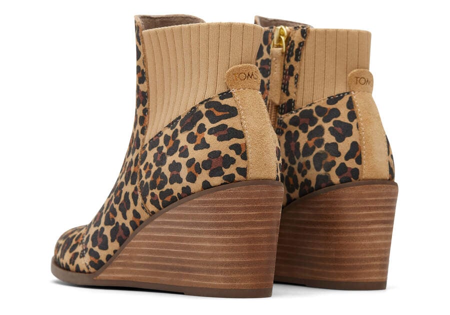 Botas Toms Sadie Boot Beige Leopardo Chile | CL923-828