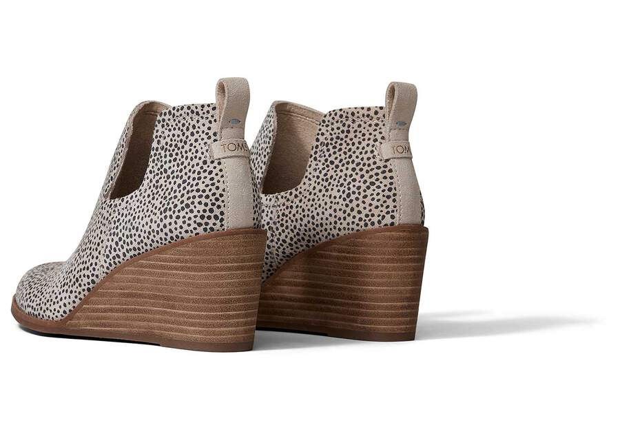 Botines Toms Kallie Wedge Bootie Beige Negras Chile | CL631-047