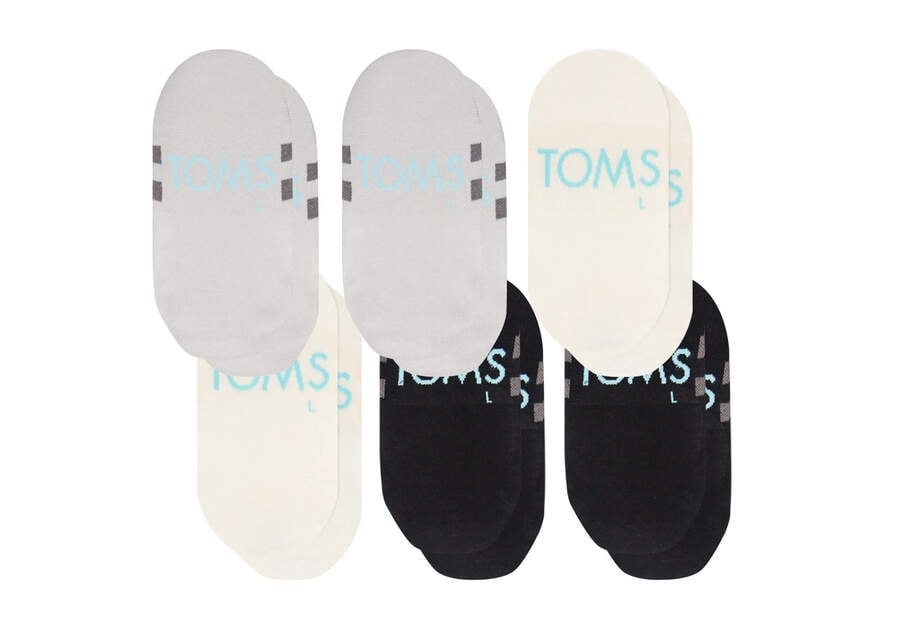 Calcetines Toms Ultimate No Show Socks Basics 6 Pack Multicolor Chile | CL059-395