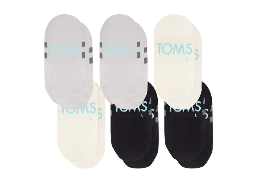 Calcetines Toms Ultimate No Show Socks Basics 6 Pack Multicolor Chile | CL522-693