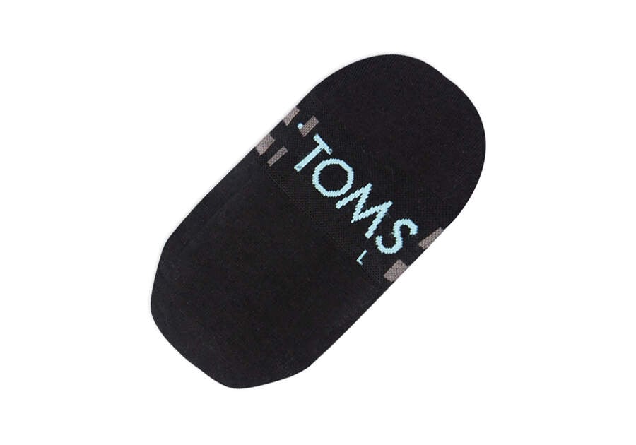 Calcetines Toms Ultimate No Show Socks Black Negras Chile | CL868-674