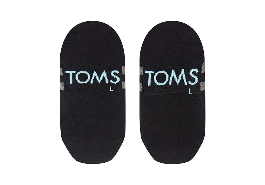 Calcetines Toms Ultimate No Show Socks Black Negras Chile | CL868-674