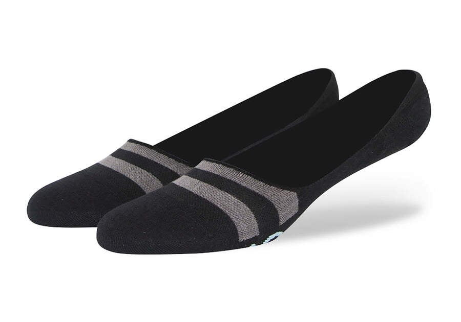 Calcetines Toms Ultimate No Show Socks Black Negras Chile | CL868-674