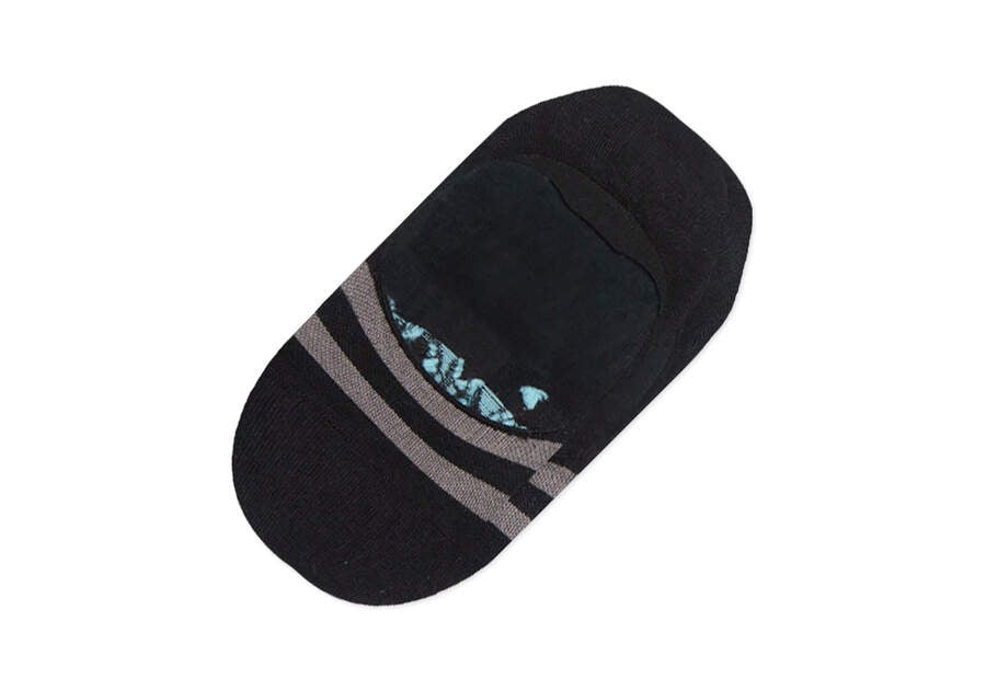 Calcetines Toms Ultimate No Show Socks Black Negras Chile | CL868-674