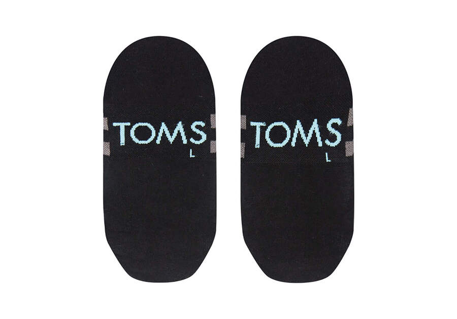 Calcetines Toms Ultimate No Show Socks Black Negras Chile | CL875-539