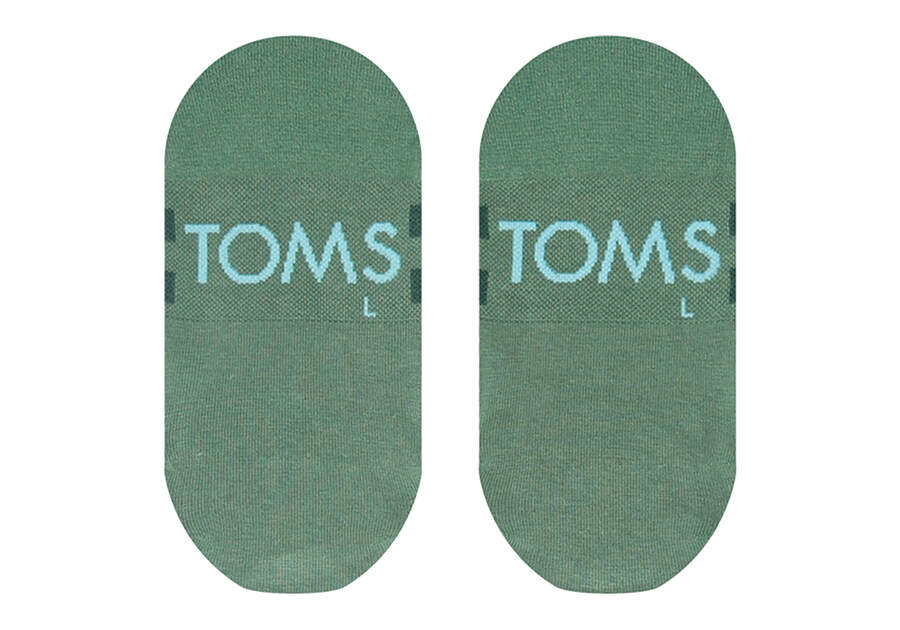 Calcetines Toms Ultimate No Show Socks Green Verde Chile | CL379-733