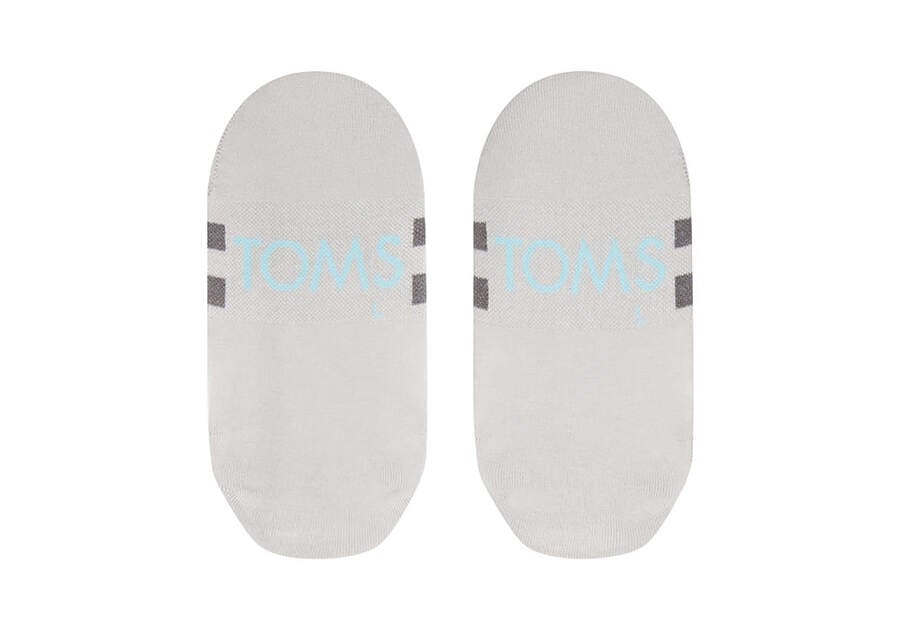 Calcetines Toms Ultimate No Show Socks Grey Gris Chile | CL710-920