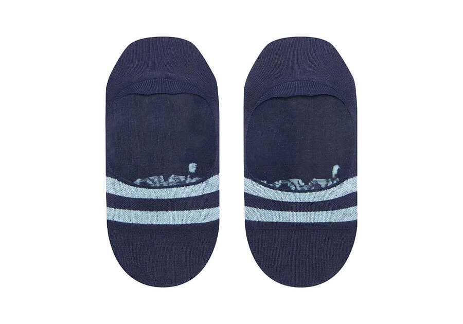 Calcetines Toms Ultimate No Show Socks Navy Azul Marino Chile | CL000-947