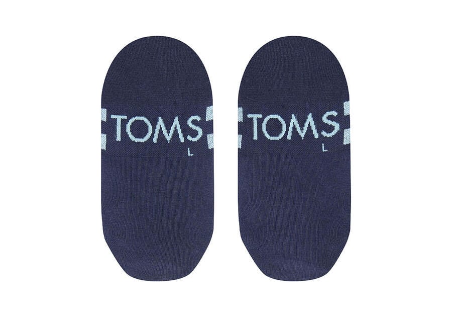 Calcetines Toms Ultimate No Show Socks Navy Azul Marino Chile | CL000-947