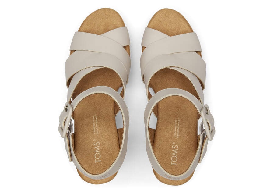 Sandalias Toms Ava Sandal Creme Chile | CL964-802