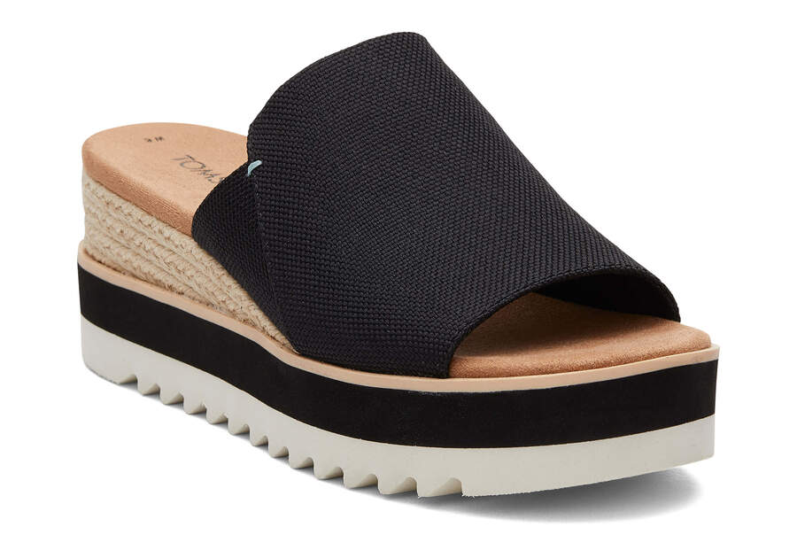 Sandalias Toms Diana Mule Sandal Negras Chile | CL550-943