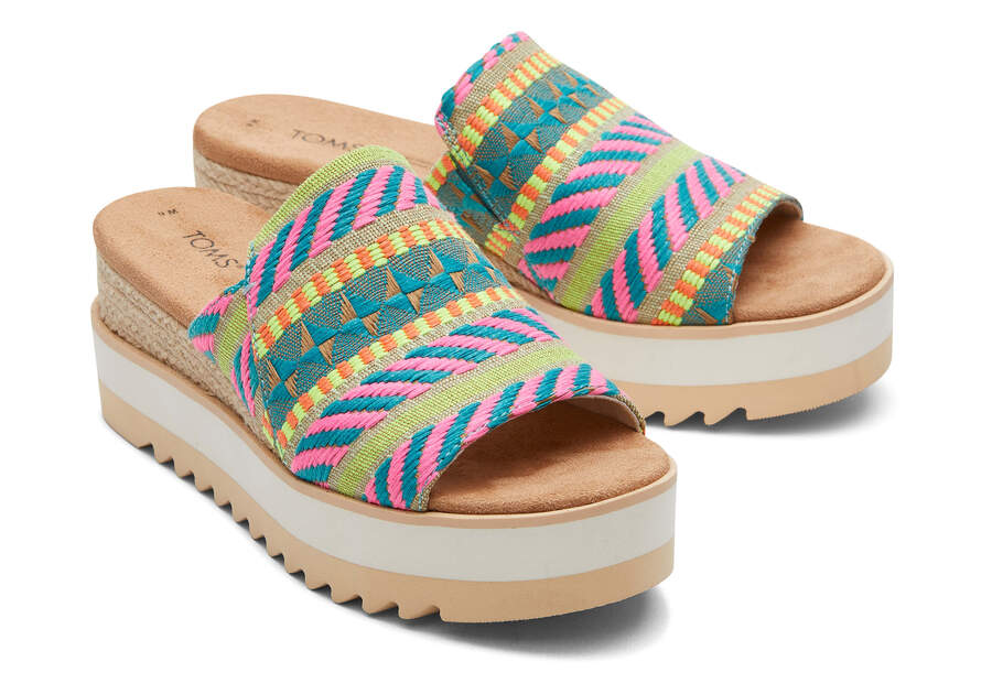 Sandalias Toms Diana Mule Sandal Rosas Chile | CL357-642