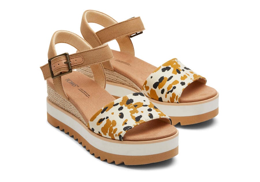 Sandalias Toms Diana Wedge Sandal Marrones Chile | CL276-608