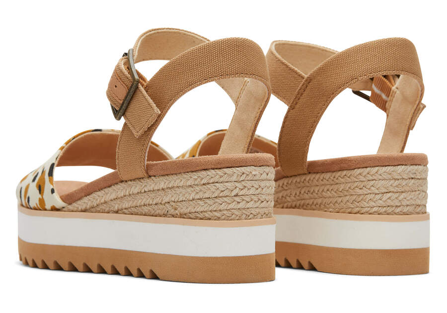 Sandalias Toms Diana Wedge Sandal Marrones Chile | CL276-608