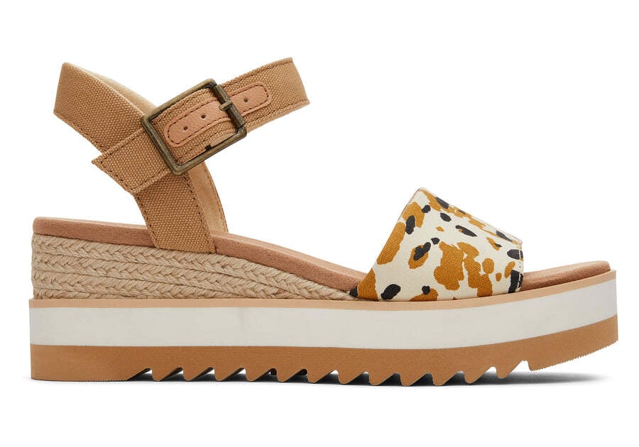 Sandalias Toms Diana Wedge Sandal Marrones Chile | CL276-608