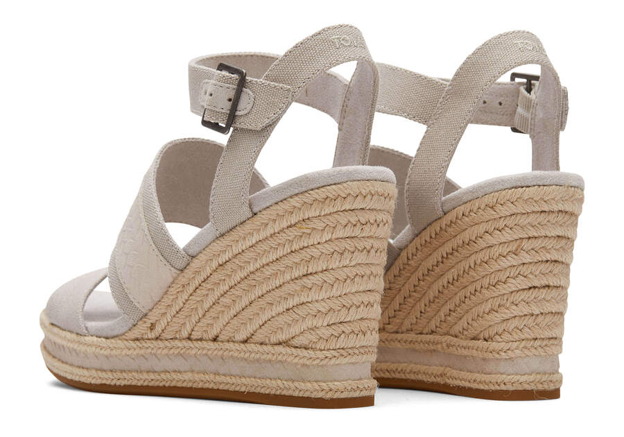 Sandalias Toms Madelyn Wedge Sandal Gris Chile | CL777-201