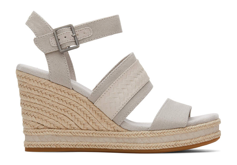 Sandalias Toms Madelyn Wedge Sandal Gris Chile | CL777-201