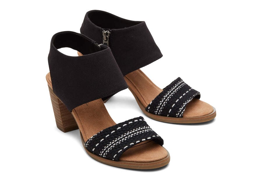 Sandalias Toms Majorca Cutout Sandal Negras Chile | CL401-939