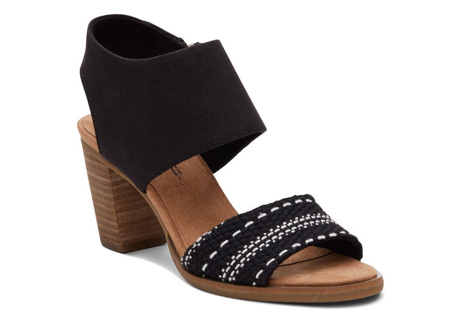 Sandalias Toms Majorca Cutout Sandal Negras Chile | CL401-939