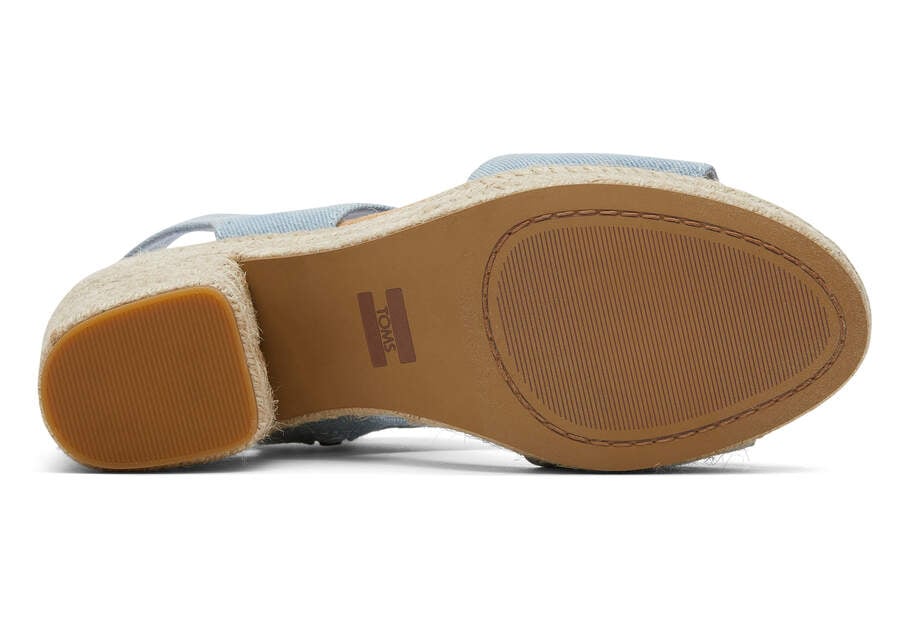 Sandalias Toms Majorca Rope Plataforma Sandal Azules Chile | CL534-427