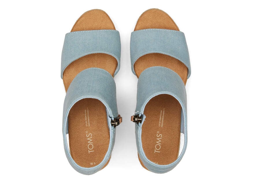 Sandalias Toms Majorca Rope Plataforma Sandal Azules Chile | CL534-427