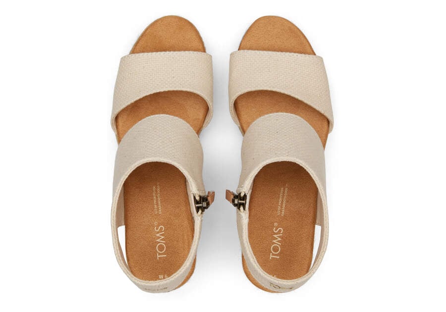 Sandalias Toms Majorca Rope Plataforma Sandal Beige Chile | CL692-199