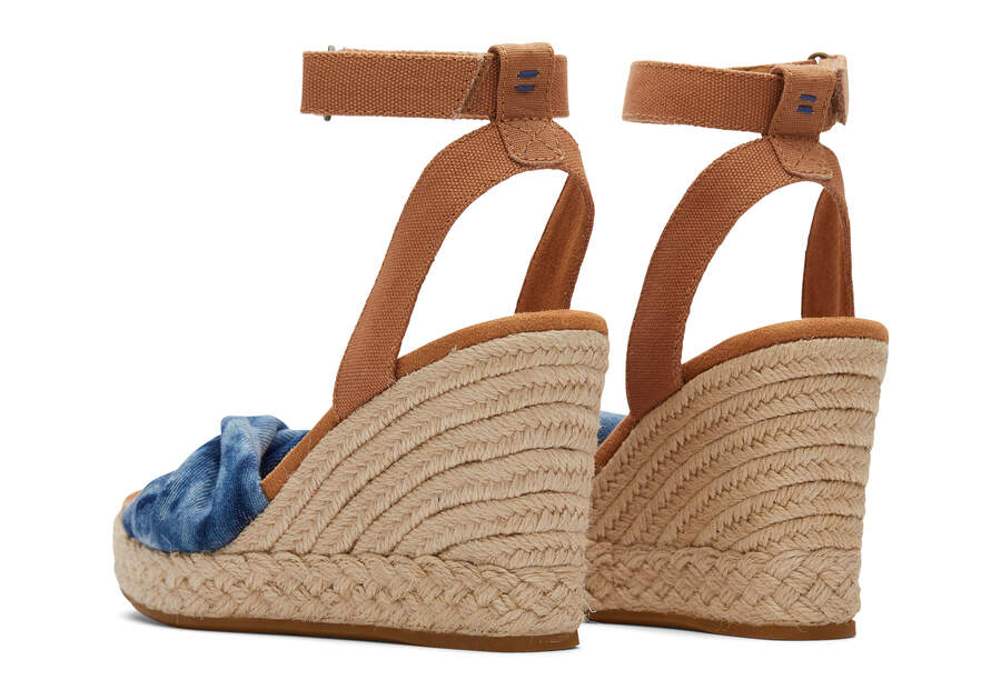 Sandalias Toms Marisela Wedge Sandal Azul Marino Chile | CL608-626