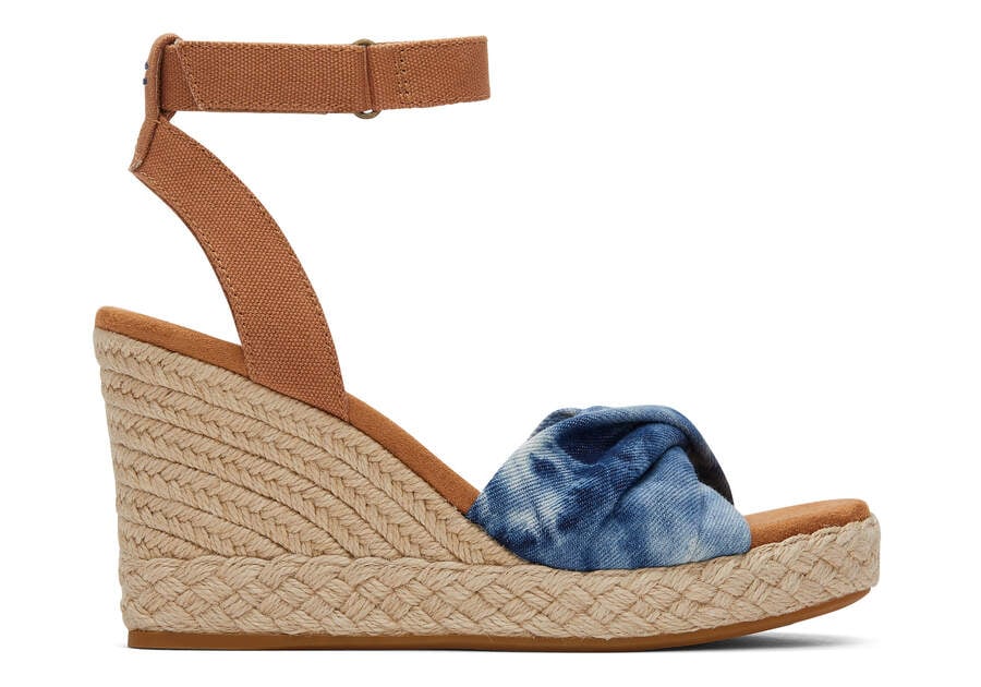 Sandalias Toms Marisela Wedge Sandal Azul Marino Chile | CL608-626