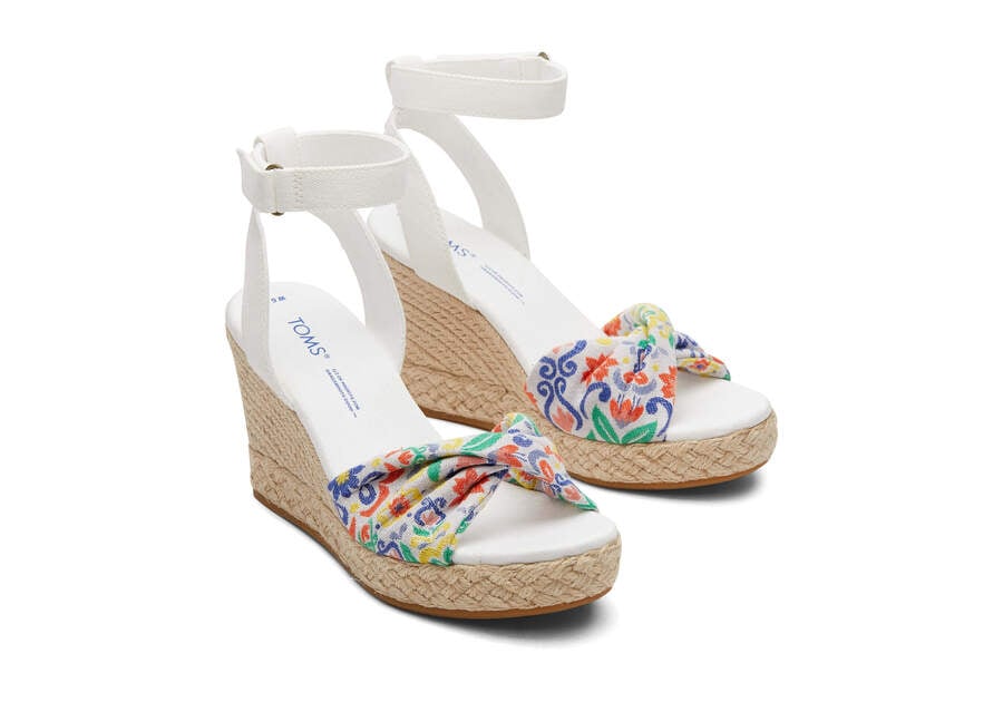 Sandalias Toms Marisela Wedge Sandal Azul Marino Chile | CL656-024