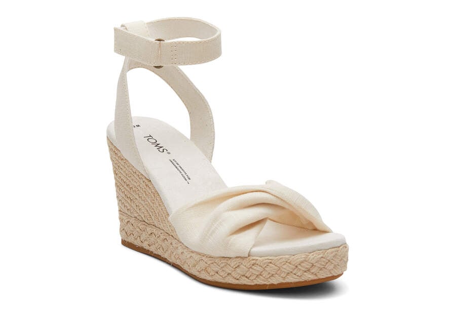 Sandalias Toms Marisela Wedge Sandal Creme Chile | CL985-763