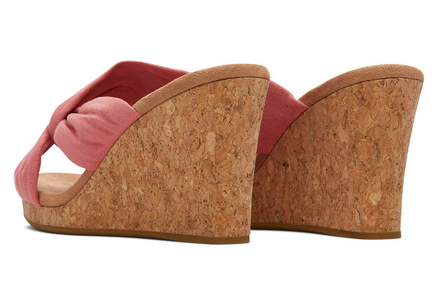 Sandalias Toms Serena Wedge Sandal Rosas Chile | CL111-773