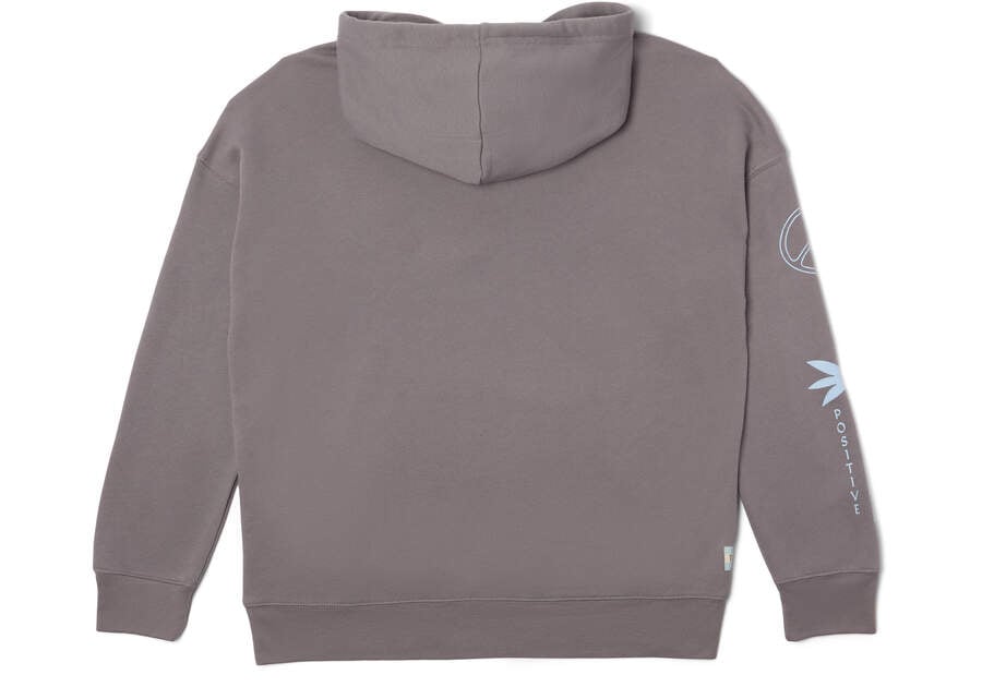 Sudadera Con Capucha Toms Multi Estampadas Fleece Hoodie Gris Multicolor Chile | CL621-593