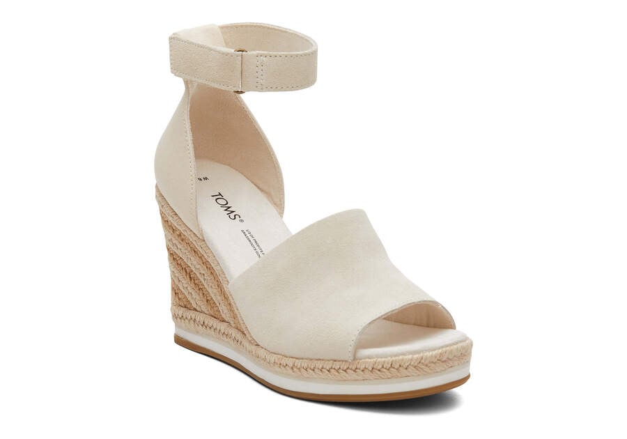 Tacones Toms Marisol Wedge Heel Beige Chile | CL196-691