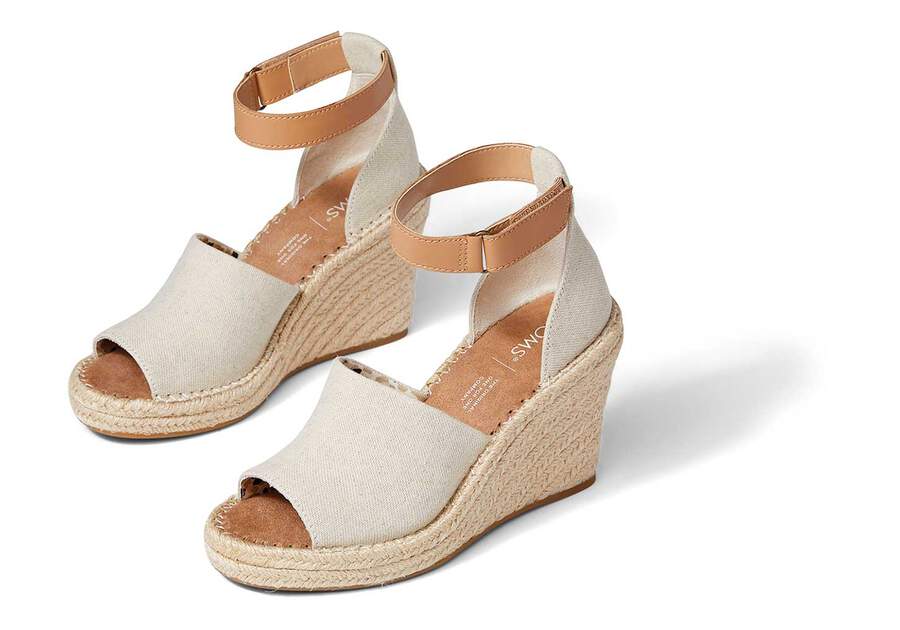 Tacones Toms Marisol Wedge Heel Beige Chile | CL640-429