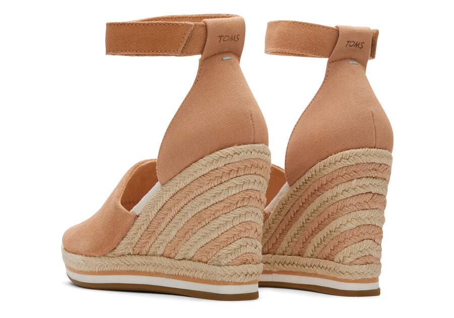 Tacones Toms Marisol Wedge Heel Beige Chile | CL807-549