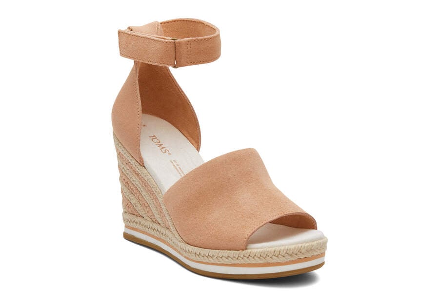 Tacones Toms Marisol Wedge Heel Beige Chile | CL807-549