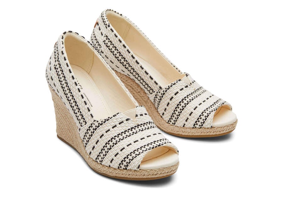 Tacones Toms Michelle Wedge Heel Metal Beige Chile | CL410-878