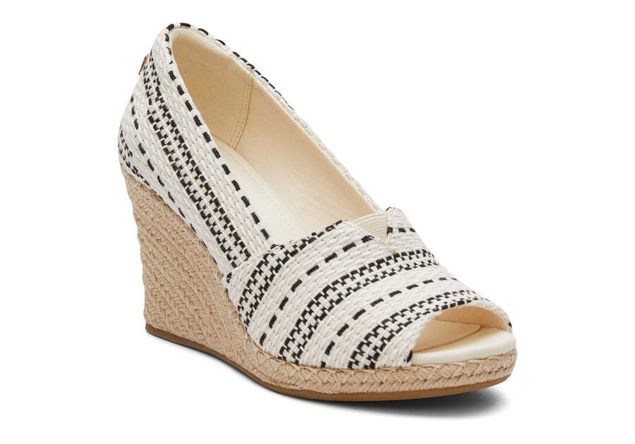 Tacones Toms Michelle Wedge Heel Metal Beige Chile | CL410-878