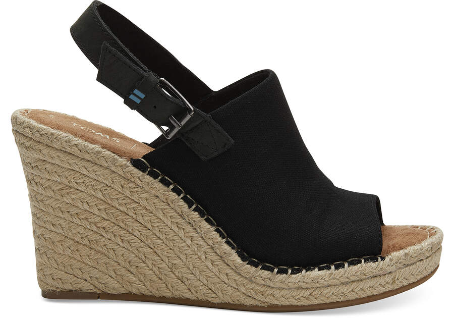 Tacones Toms Monica Wedge Heel Negras Chile | CL931-796