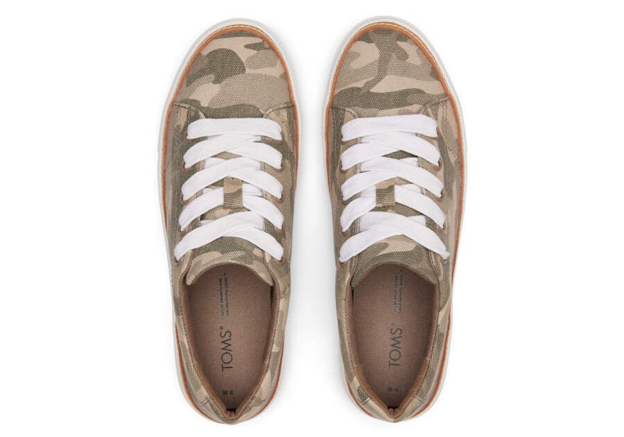 Toms Alex Sneaker Verde Camuflaje Chile | CL218-008