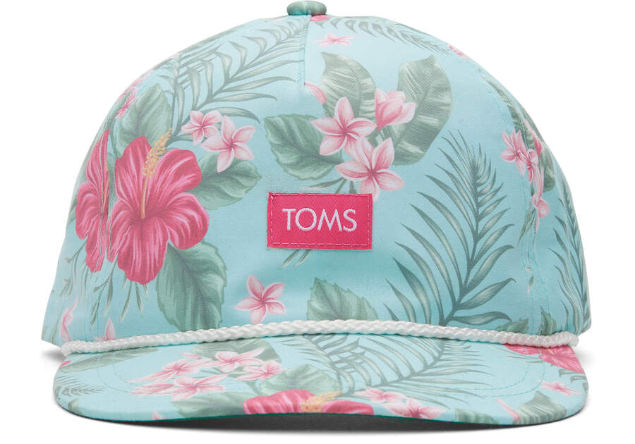 Toms Algodon Lona Hat Verde Chile | CL041-133