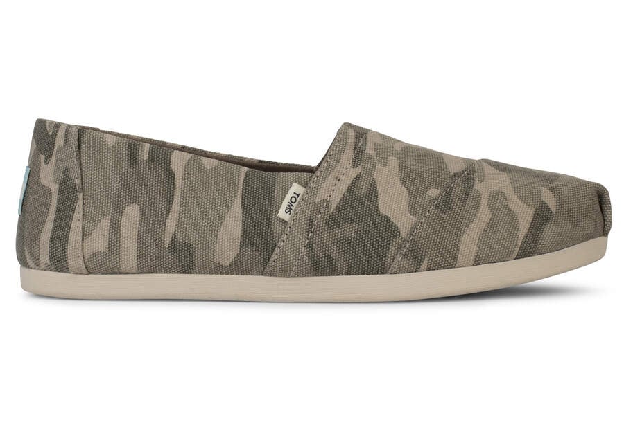 Toms Alpargata Camo Gris Marrones Gris Camuflaje Chile | CL472-035