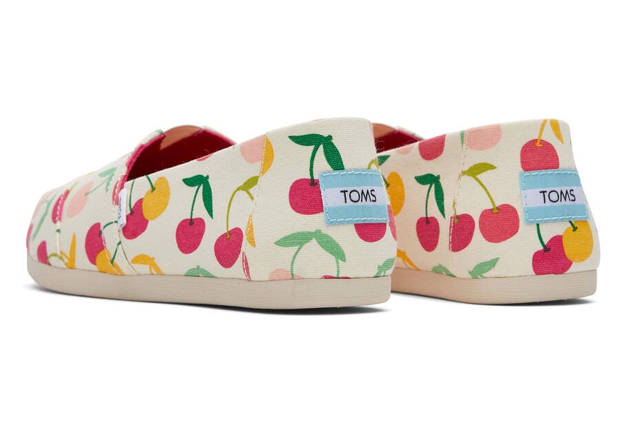 Toms Alpargata Cherries Creme Chile | CL370-624