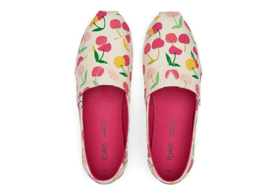 Toms Alpargata Cherries Creme Chile | CL370-624