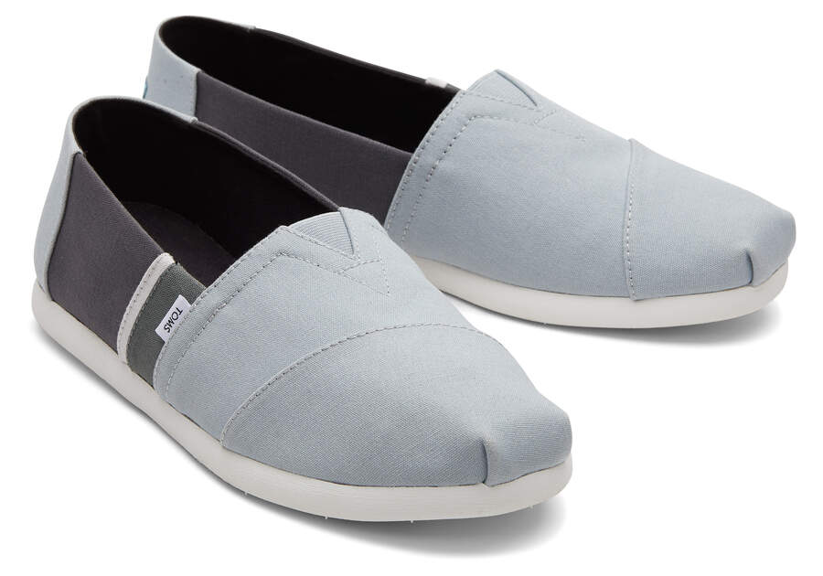 Toms Alpargata Colorblock Gris Chile | CL374-446