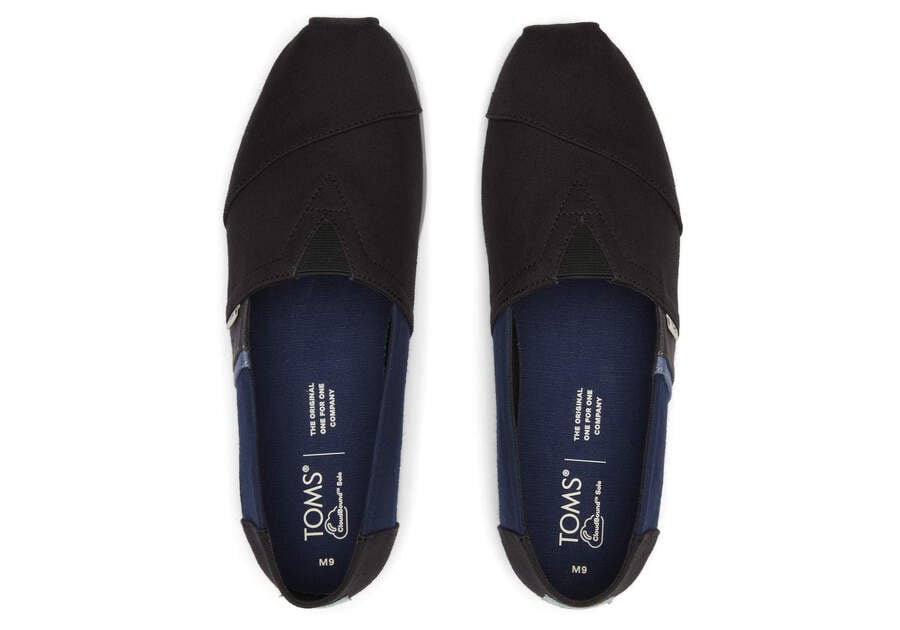 Toms Alpargata Colorblock Negras Azul Marino Chile | CL270-048