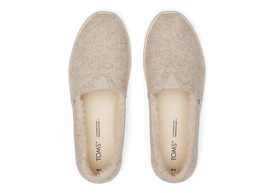 Toms Alpargata Cupsole Slip On Beige Chile | CL221-620