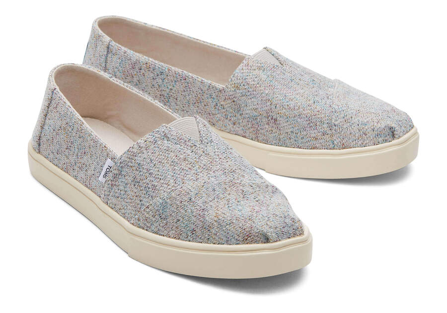 Toms Alpargata Cupsole Slip On Gris Claro Metal Chile | CL175-249